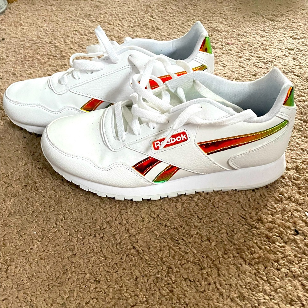 Womens white and gold Redbok classics size 8 1/2